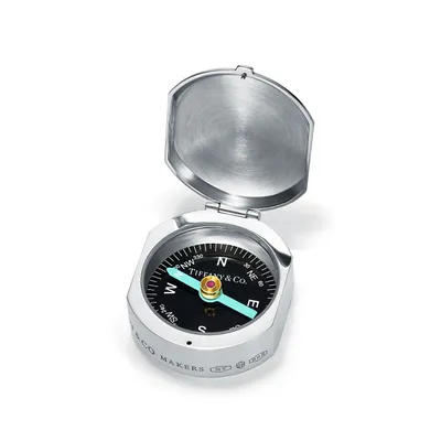 Tiffany 1837 Makers Sterling Silver Compass