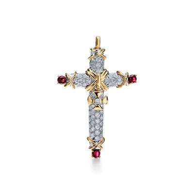 Tiffany & Co. Schlumberger Cross Pendant