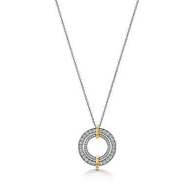 Tiffany Edge Circle Pendant