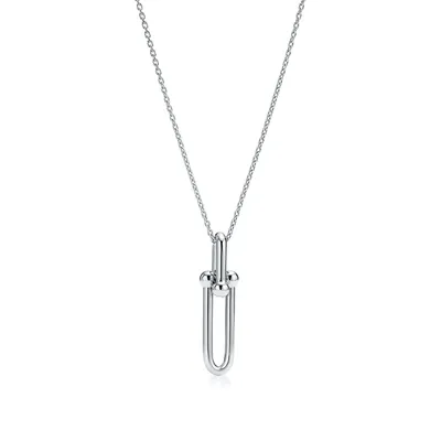 Tiffany Hardwear Freshwater Pearl Necklace in Sterling Silver