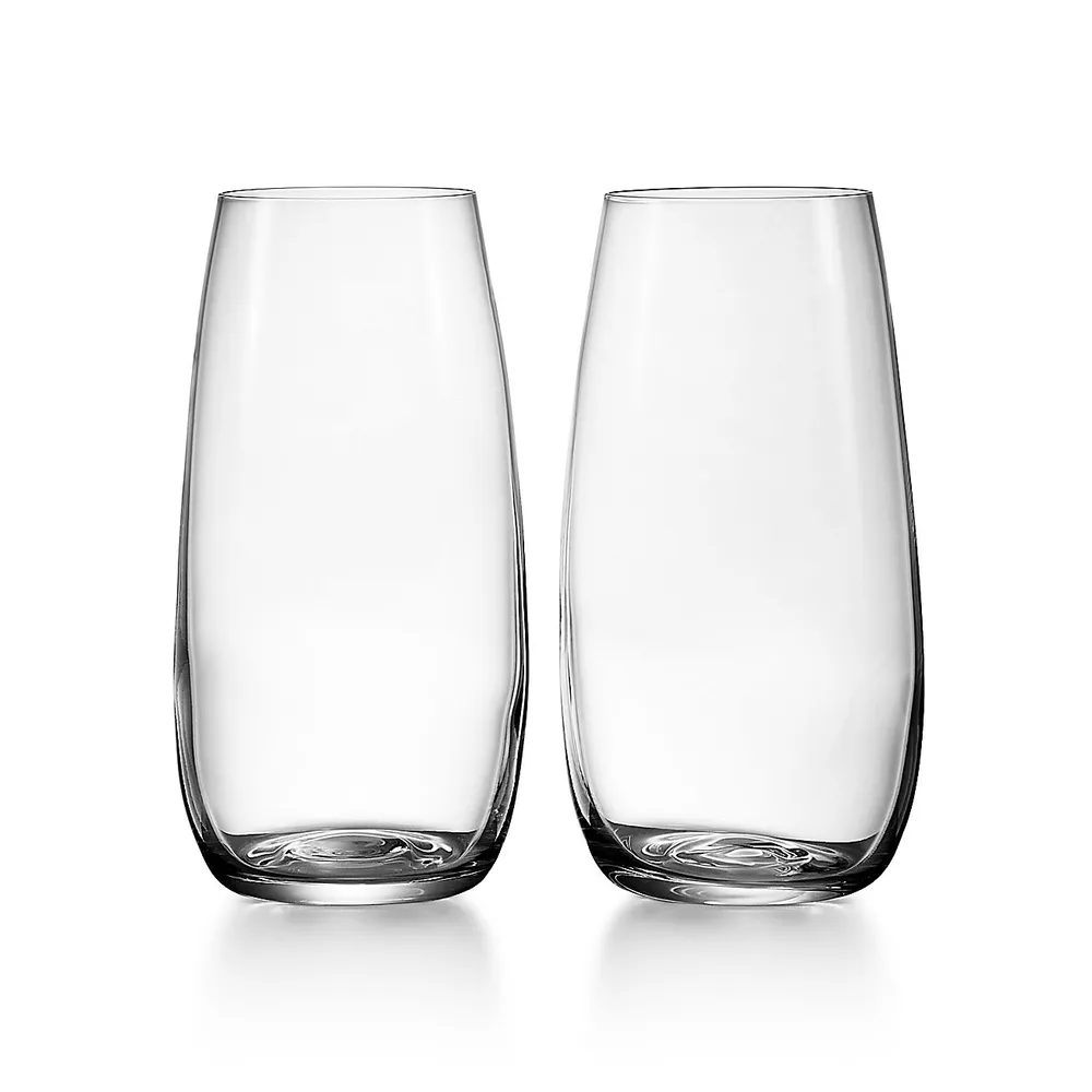 Tiffany Home Essentials Stemless Champagne Flutes