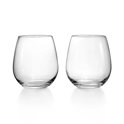 Tiffany Home Essentials Stemless Wine Glasses