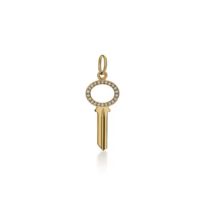 Tiffany Keys Modern Keys Open Oval Key Pendant