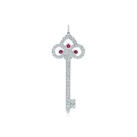 Tiffany Keys Fleur de Lis Key Pendant