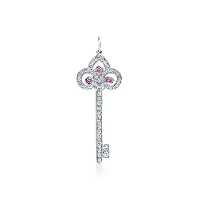 Tiffany Keys Fleur de Lis Key Pendant
