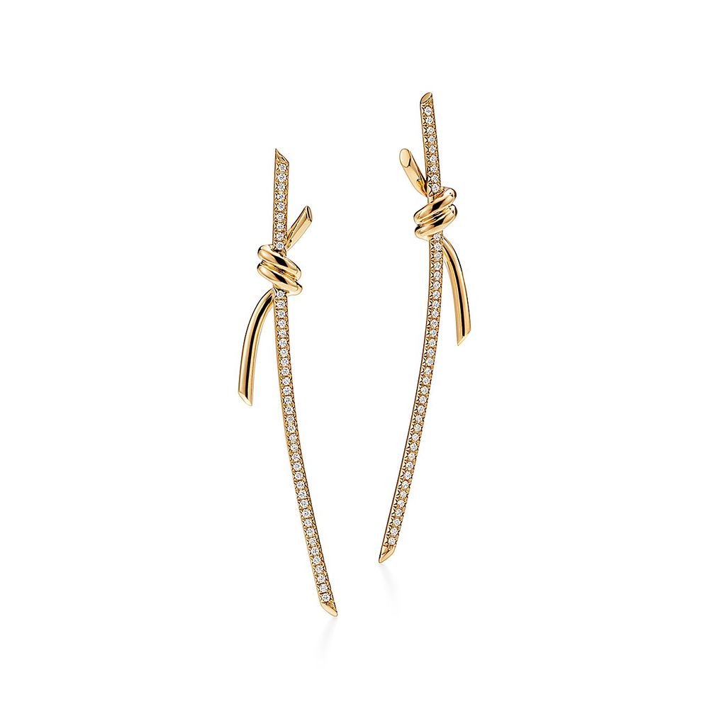 Tiffany Knot Drop Earrings