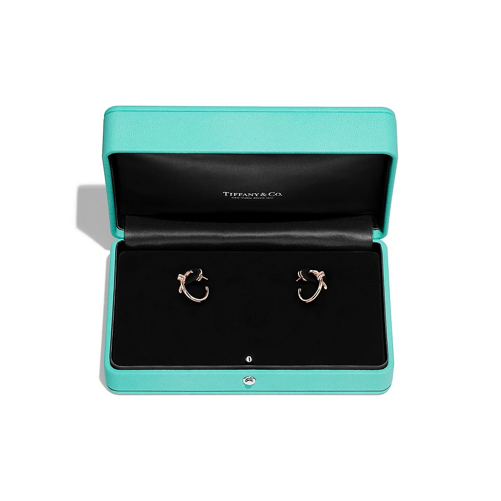 Tiffany Knot Hoop Earrings