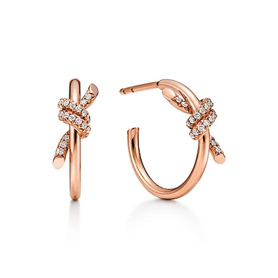 Tiffany Knot Hoop Earrings