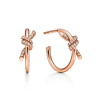 Tiffany Knot Hoop Earrings
