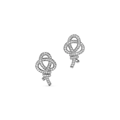 Tiffany Knot Stud Earrings