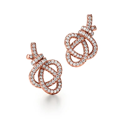 Tiffany Knot Stud Earrings