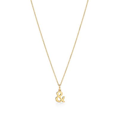Tiffany & Love Ampersand Pendant in 18k Gold