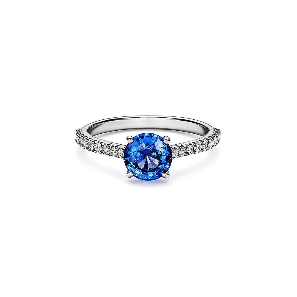 Tiffany Novo® Round Sapphire Ring