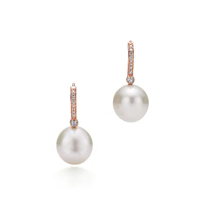 Tiffany South Sea Noble Pearl Earrings