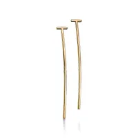 Tiffany T Elongated Wire Bar Earrings