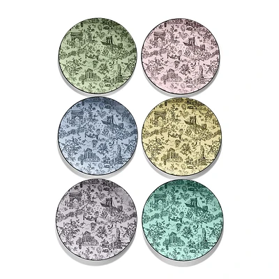 Tiffany Toile Dessert Plates