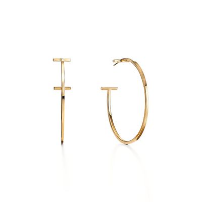 Tiffany T Wire Hoop Earrings