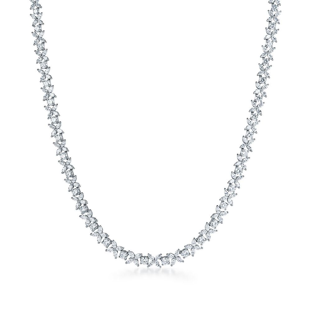 Tiffany Victoria™ Alternating Graduated Necklace