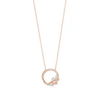 Tiffany Victoria® Diamond Vine Circle Pendant in 18k Rose Gold