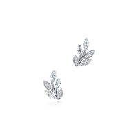 Tiffany Victoria® Diamond Vine Earrings in Platinum