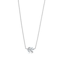 Tiffany Victoria® Diamond Vine Pendant in Platinum