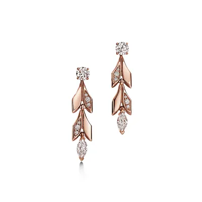 Tiffany Victoria® Vine Convertible Drop Earrings
