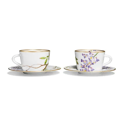 Tiffany Wisteria Teacup and Saucer