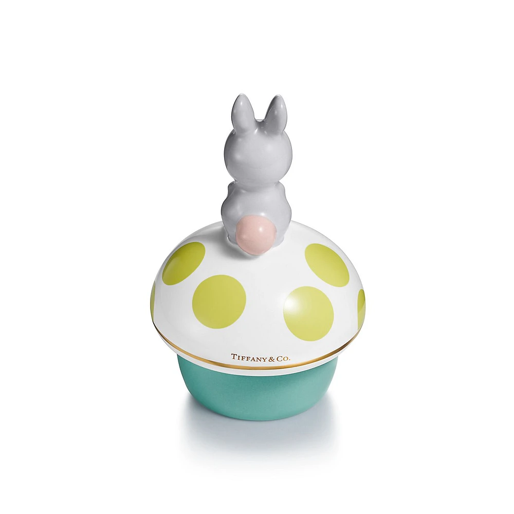 Tiny Tiffany Rabbit Keepsake Box