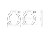 ABUS Ring Lock 4650XL NR & RIB Battery Lock BES3 DT3 T82