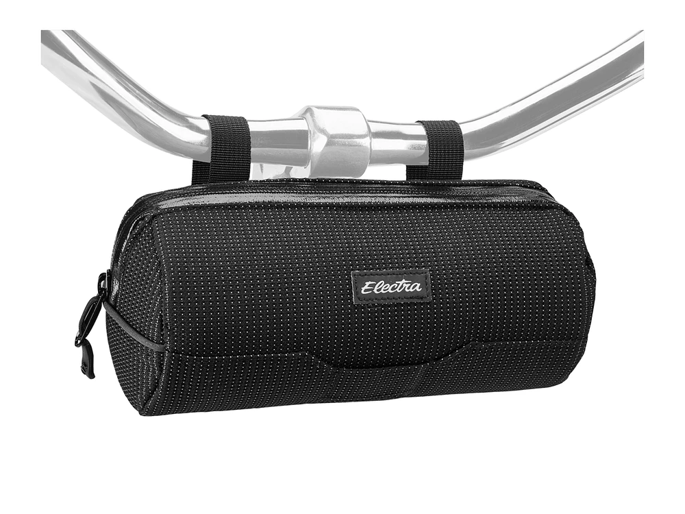 Electra Reflective Charcoal Cylinder Handlebar Bag