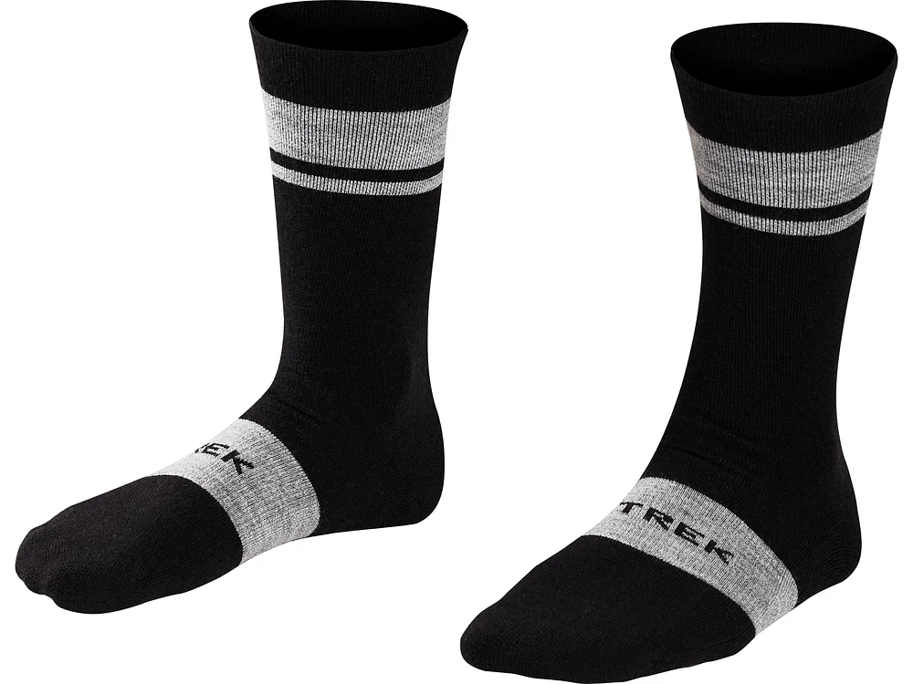 Trek Race Crew Cushioned Merino Wool Cycling Sock