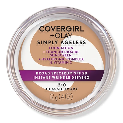 Olay Simply Ageless Instant Wrinkle-Defying Foundation with SPF 28