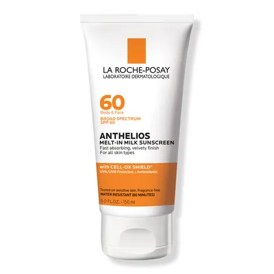 La Roche-Posay Anthelios Melt-In Milk Body and Face Sunscreen SPF 60