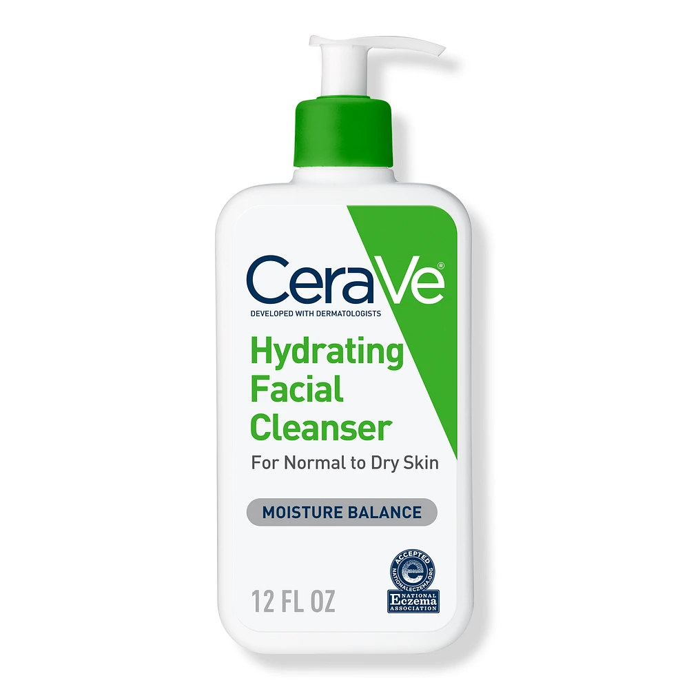 Hydrating Facial Cleanser, Gentle Face Wash for Balanced to Dry Skin