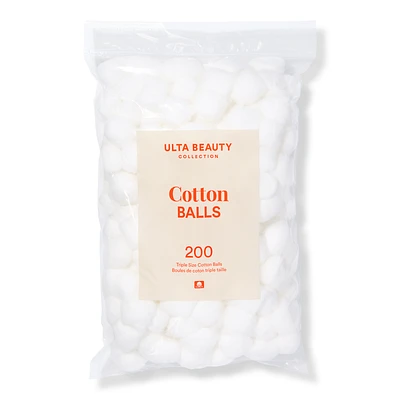 Triple Size Cotton Balls - 200 ct