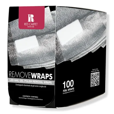 Red Carpet Manicure Nail Remover Wraps For Gel, Dip, & Tips
