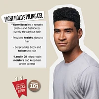 Light Hold Styling Gel - 8.4 oz