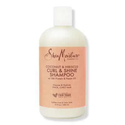 SheaMoisture Coconut & Hibiscus Curl Shine Shampoo
