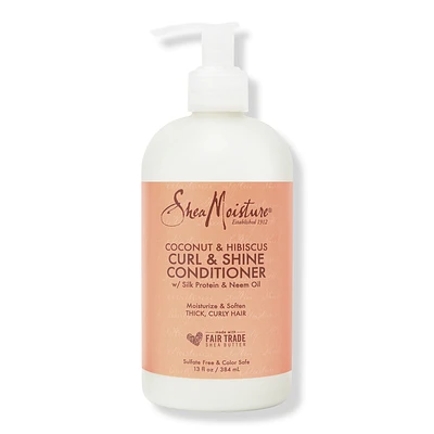 Curl & Shine Coconut & Hibiscus Conditioner - 13.0 oz