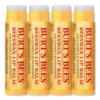 Burt's Bees Beeswax Lip Balm 4-Pack