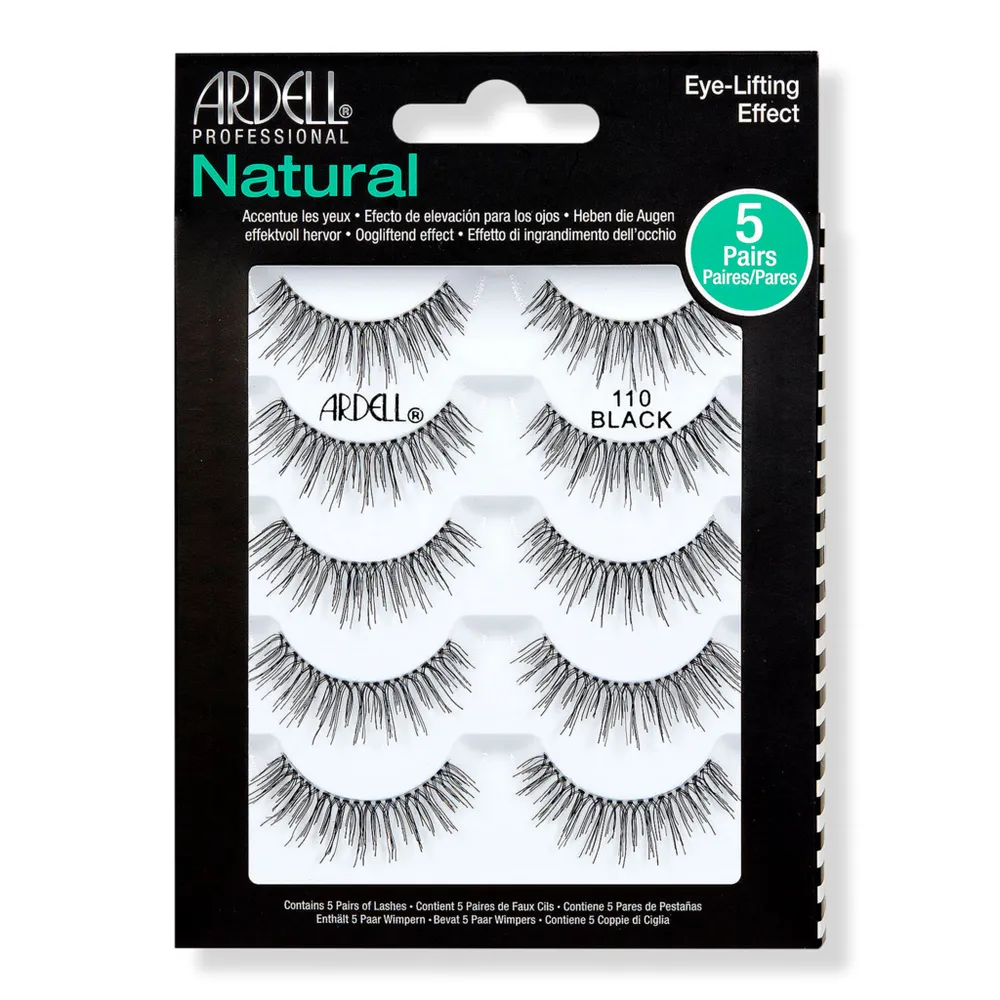 Ardell Natural #110 Black False Eyelashes Multipack