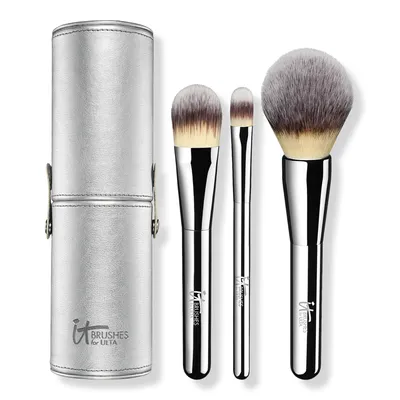 IT Brushes For ULTA Complexion Perfection Essentials 3 Piece Deluxe Brush Set