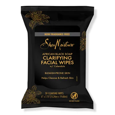 SheaMoisture African Black Soap Clarifying Cleansing Facial Wipes