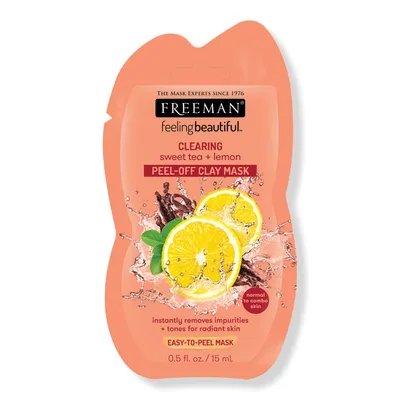 Freeman Clearing Sweet Tea + Lemon Peel-Off Clay Mask