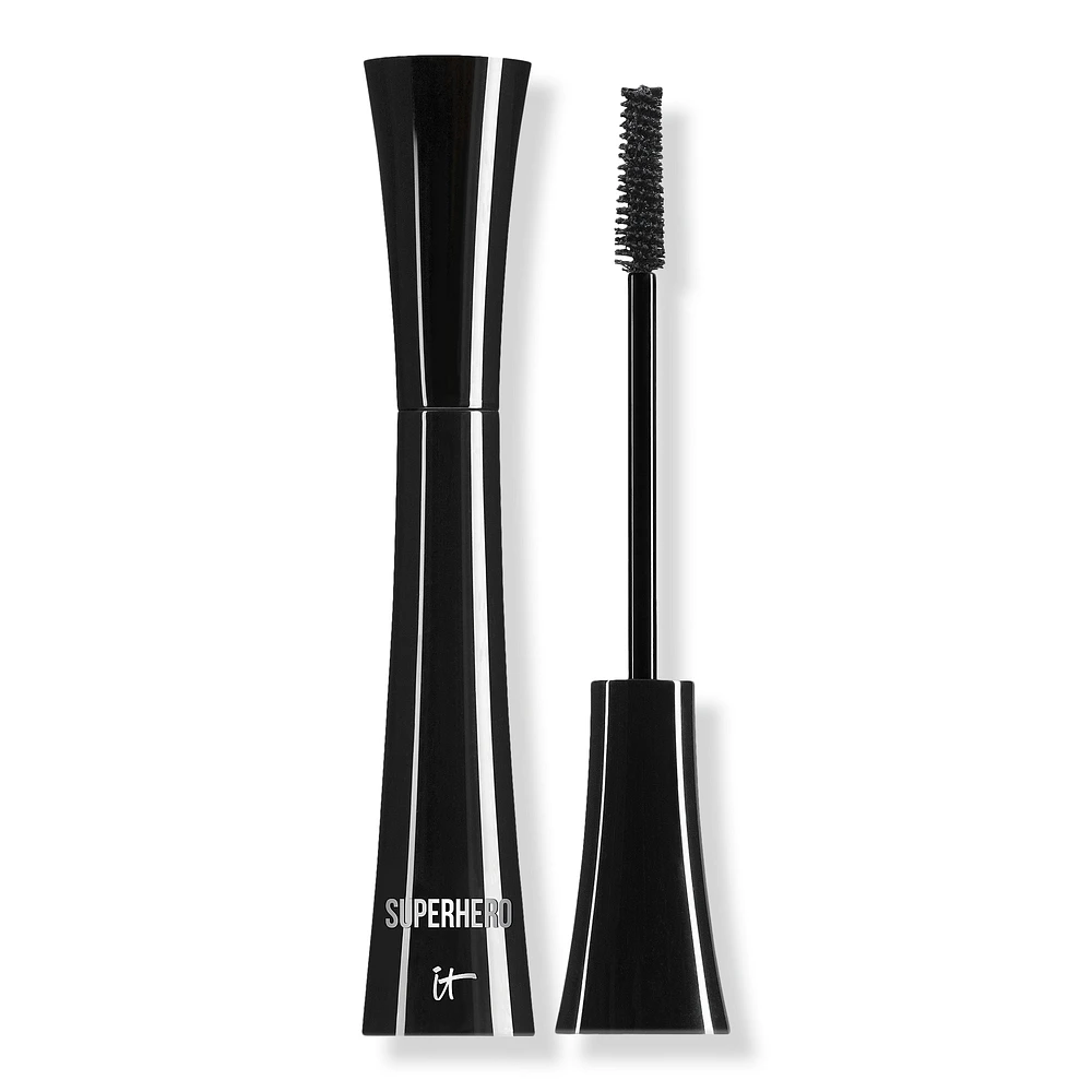 Superhero Elastic Stretch Volumizing & Lengthening Mascara - Super Black