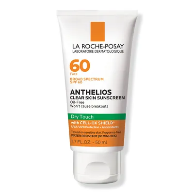 La Roche-Posay Anthelios Clear Skin Dry Touch Face Sunscreen SPF 60