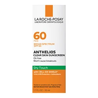 Anthelios Clear Skin Dry Touch Face Sunscreen SPF 60