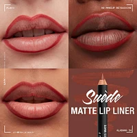 Suede Matte Lip Liner Velvet Soft Vegan Lip Pencil