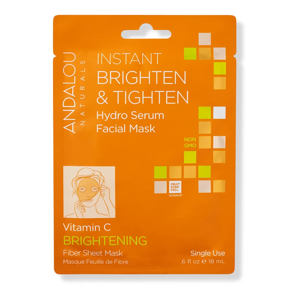 Andalou Naturals Instant Brighten & Tighten Hydro Serum Facial Mask