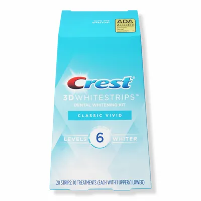 Crest 3D White Whitestrips Classic Vivid - Teeth Whitening Kit
